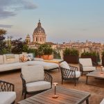 bulgari hotel roma terrace. Image courtesy of Bulgari