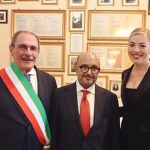 Boccia with Culture Minister Gennaro Sangiuliano