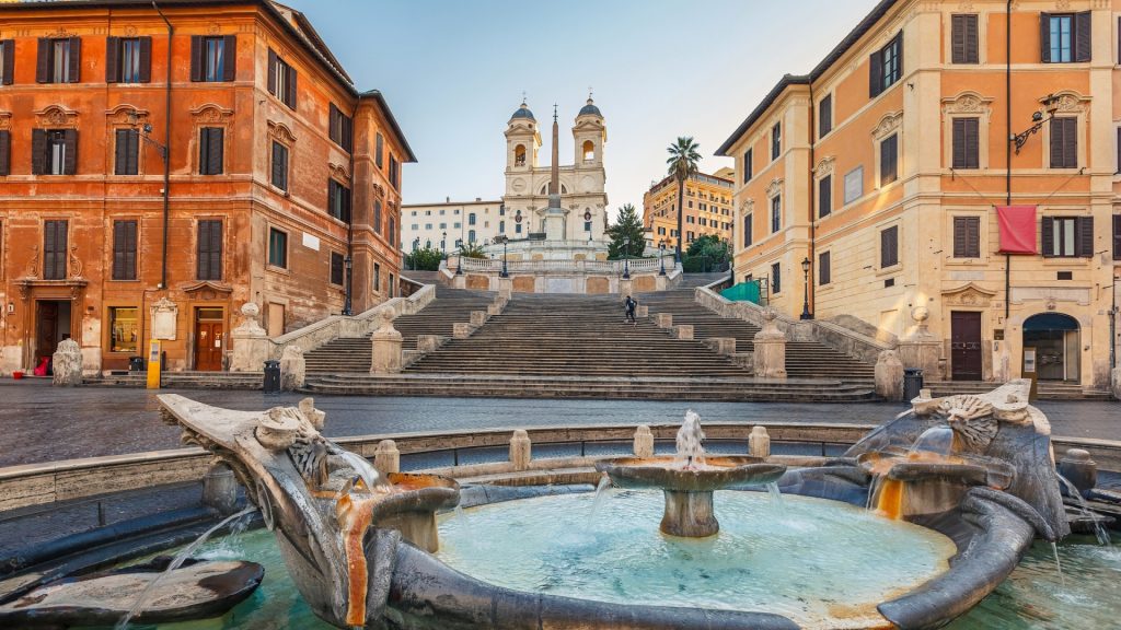 The Spanish Steps in Rome