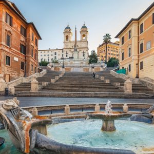 The Spanish Steps in Rome