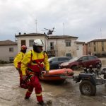 firemen deal with flooding in Emilia-Romagna. Credit: Vigili del fuoco
