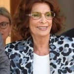 Sophia Loren, a couple of weeks before her 90th birthday