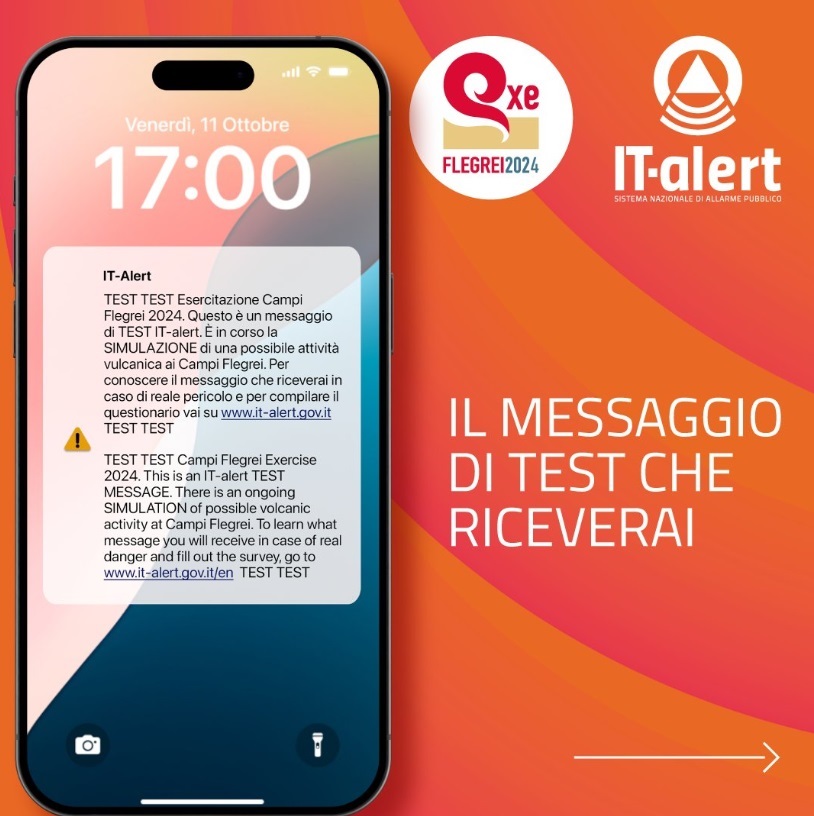 Image showing the IT-Alert Test Message which will be sent out at 5pm 11th October 2024. Credit: X.com (formerly Twitter)