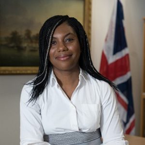 Tajani Congratulates New UK Tory Party Leader Kemi Badenoch, new UK Tory Leader. Credit: wikipedia