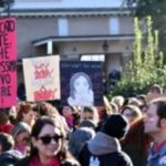 Violence against women protest in Rome