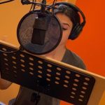 Cecilia Sala working on her podcast. Credit: Facebook
