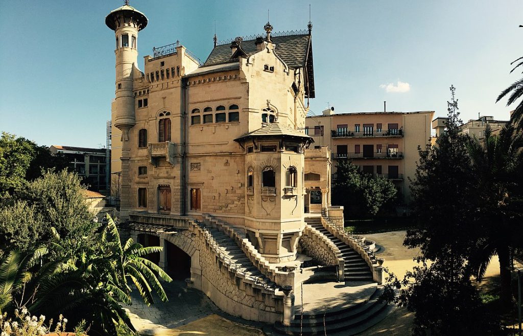 Villino Florio in Palermo (1899-1902) Credit: By GiuseppeT - Own work, CC BY-SA 4.0, https://commons.wikimedia.org/w/index.php?curid=56301074