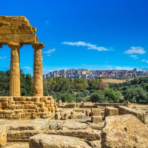 Agrigento, 2025 Capital of Culture, seen from Vally of the Temples. Credit: Agrigento Capital of Culture programme