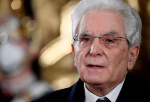 The italian President whose New Year address soke about the need for peace. Clarifies lines over pardons