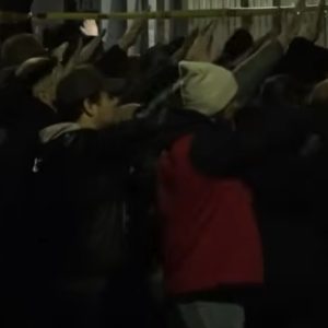 fascist salutes at Acca Larentia