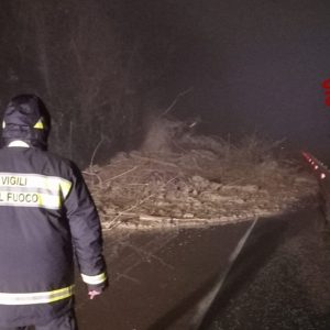 Flooding at Strada statale 35 dei Giovi caused by storms in Liguria and Tuscany