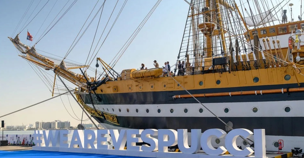 Amerigo Vespucci prepares for Mediterranean Tour