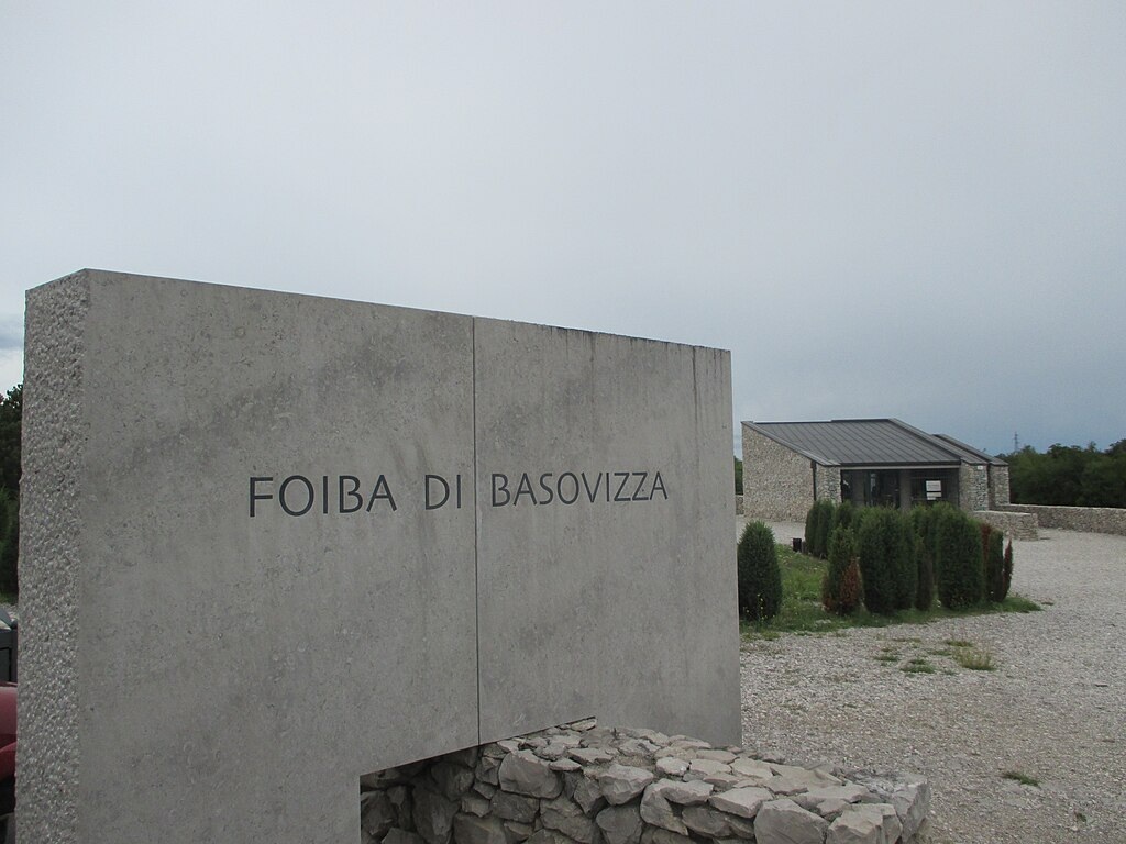 Foiba de Basovizza memorial. Credit: Dans, CC BY-SA 4.0 , via Wikimedia Commons