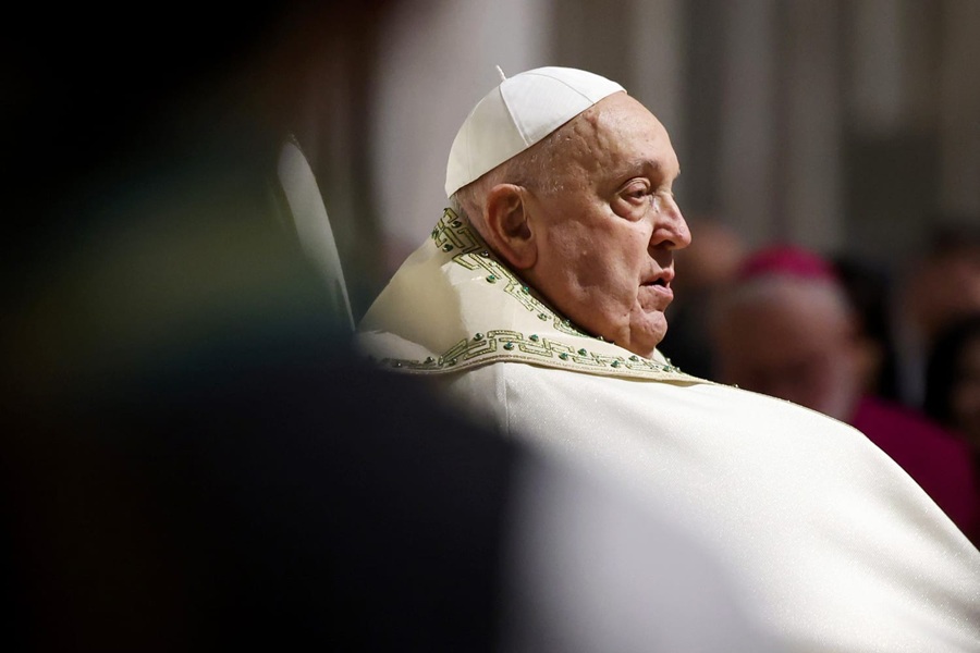 The pontiff, Pope Francis, is out of the emergency situation but still critical. He suffered another breathing crisis