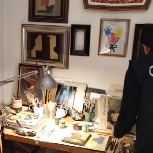 Carabinieri uncover fake paintings workshop. Image credit: Carabinieri cultural heritage protection squad