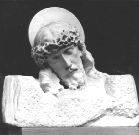 Head of Christ, considered by Moretti to be his best work. Public Domain, https://en.wikipedia.org/w/index.php?curid=8878872