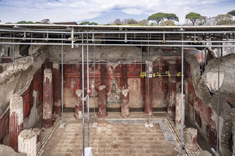 Dionysiac fresco uncovered in Pompeii is a significant find