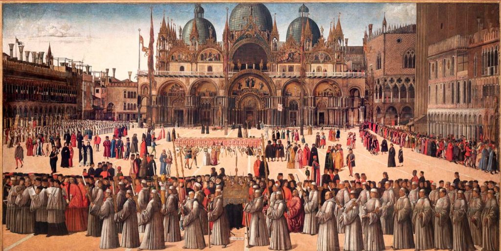 Procession of the True Cross in St. Mark’s Square (1496),