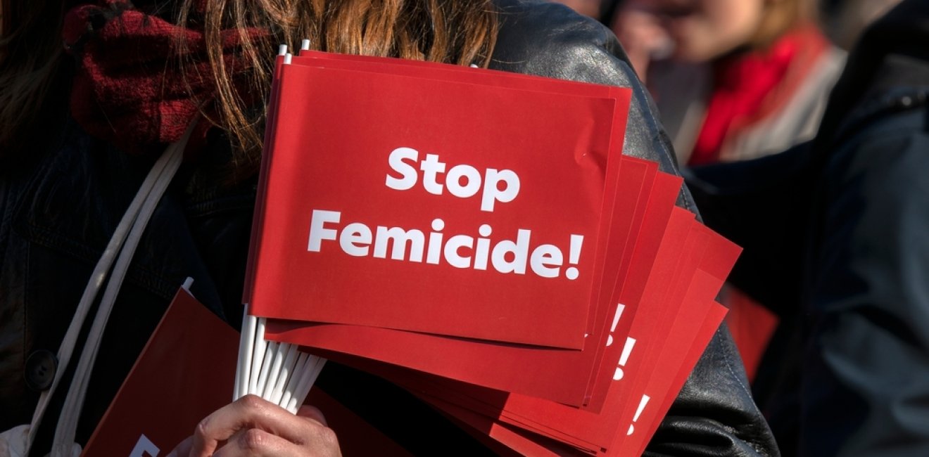 Stop femicides/ gender violence. Image credit: Shutterstock