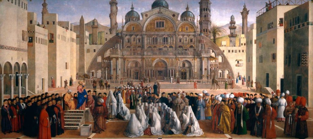 St. Mark Preaching in Alexandria (begun by Gentile and completed by his brother Giovanni after his death)