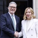Starmer and Meloni ahead of London summit pon defence and Ukraine