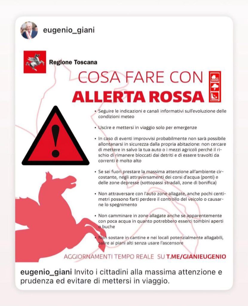 Read Alert Message for Tuscany
