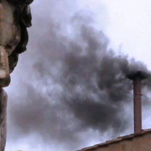 What happens when a pope dies? Black smoke from the Vatican. Image Credit: Getty Images