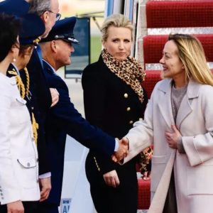 Meloni arrives in Washington