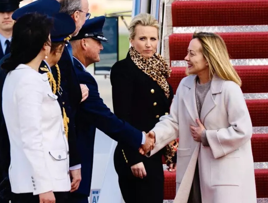 Meloni arrives in Washington
