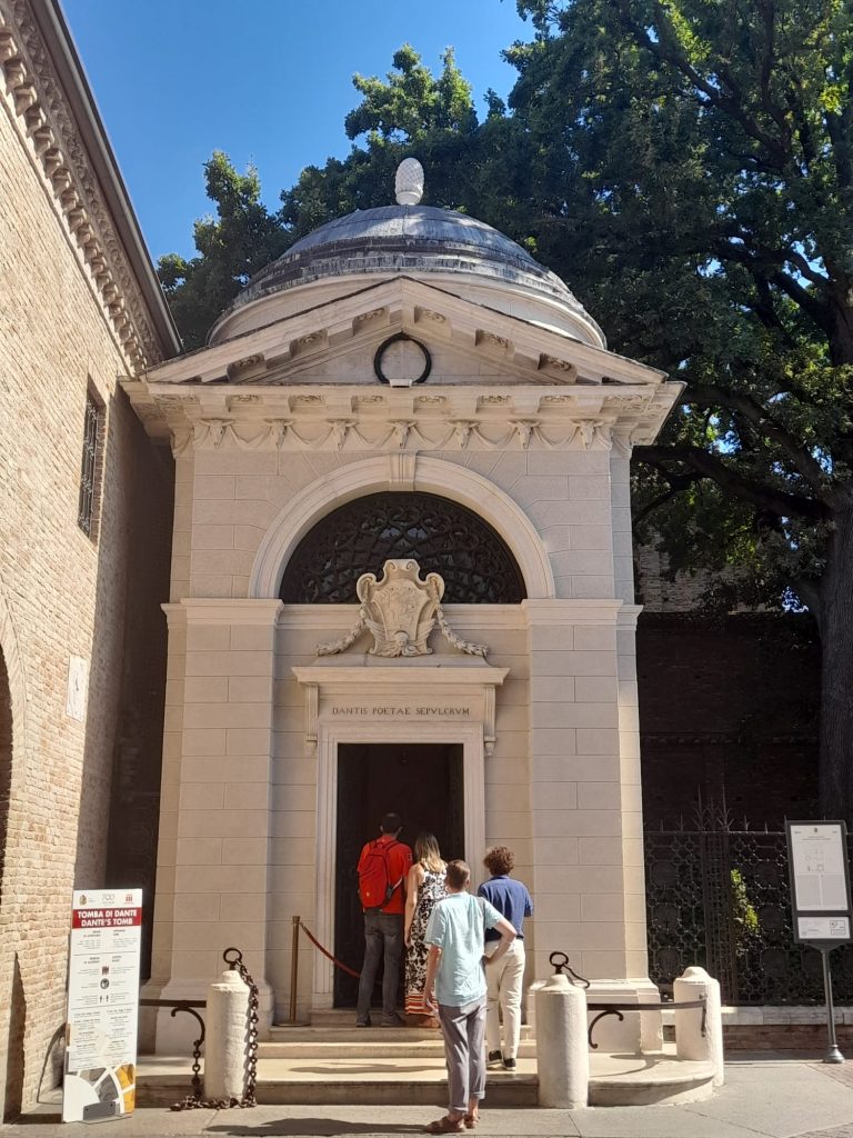 Dante's tomb in Ravenna. Credit: Sarah Cater
