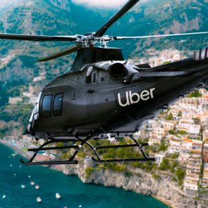 Uber Copter available along the Amalfi Coast. Image credit: Uber