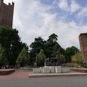 Matteotti memorial near to where the fatal altercation took place