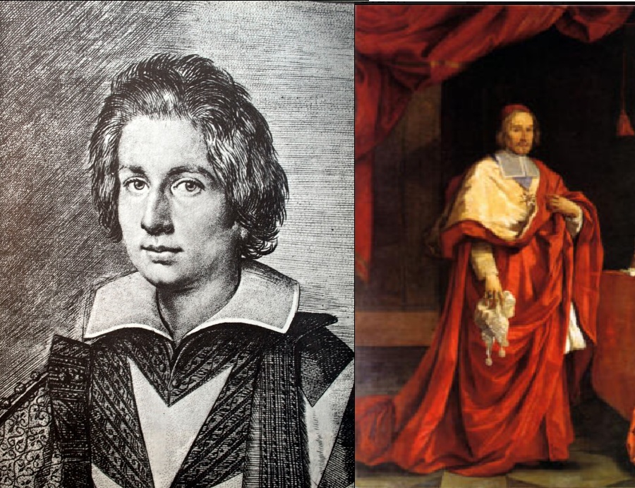 Antonio Barberini as a young man and older as Cardinal