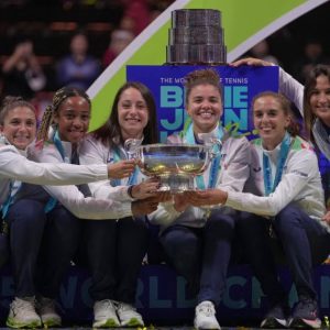 Italy win Billie Jean King cup for 6th time. Image credit: (AP Photo/Andy Wong) (AP)