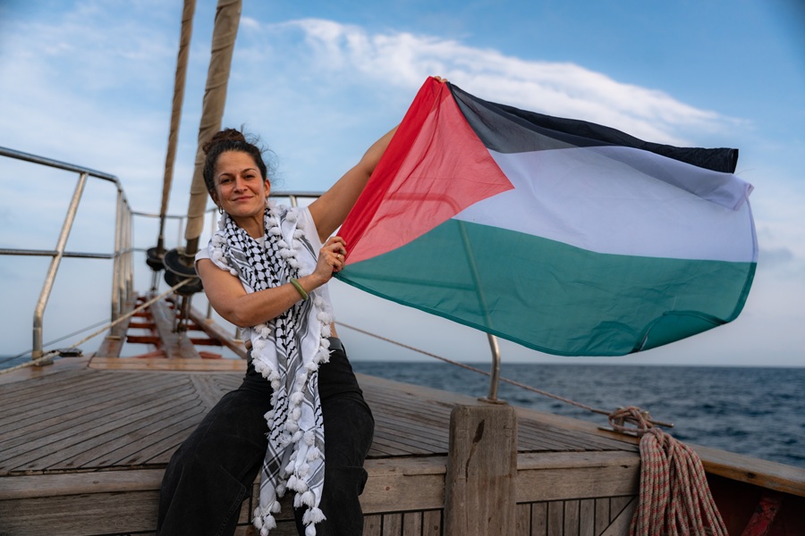 Global Sumud Flotilla pre-launch. Image credit: Global Sumud Flotilla