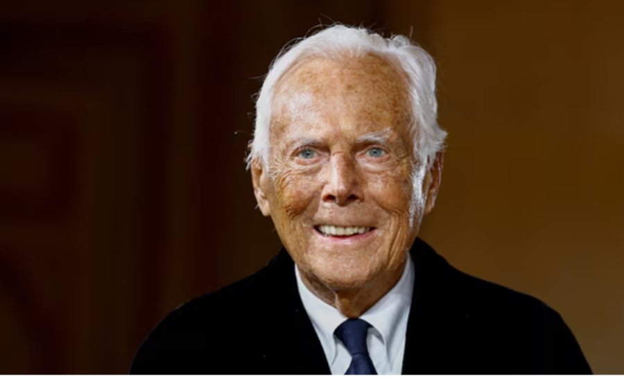 Giorgio Armani - fashion director has died aged 91. Image credit: REUTERS