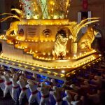 Moacchina Rosa procession in Viterbo. Tow armed Turkish men were arrested just hours before this year's procession.