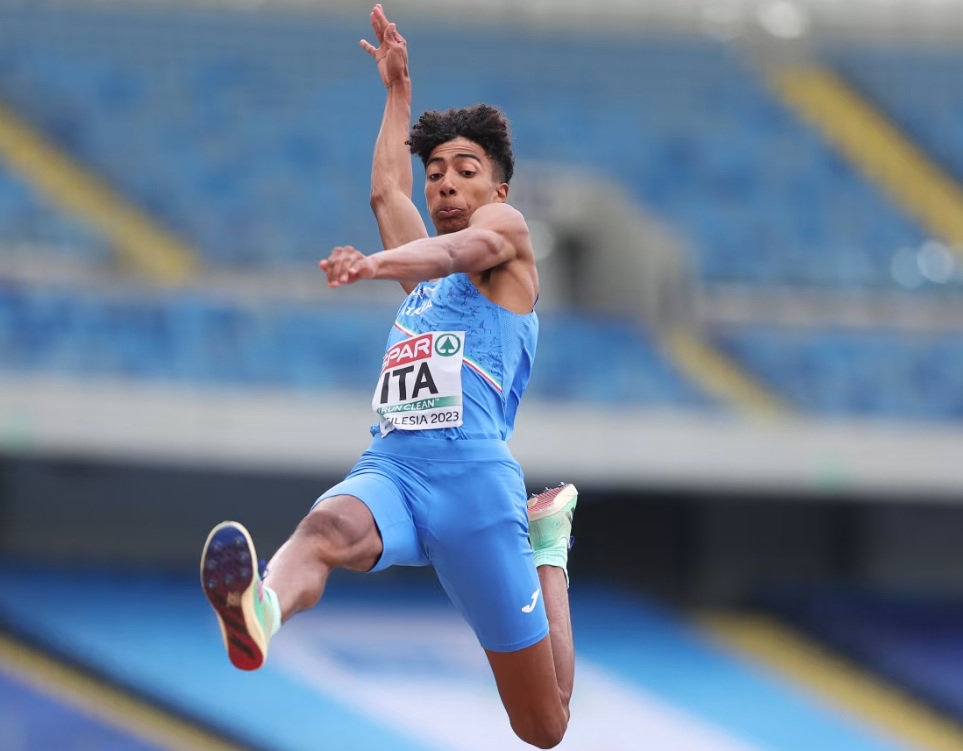 Mattia Furlani in 2023 - Getty Images