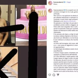Journalist Francesca Barra victim of AI nude image abuse Francesca Barra has been the victim of nude AI generated images online. Image: Instagram