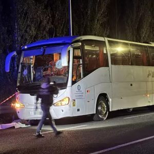 bus driver killed after bricks thrown
