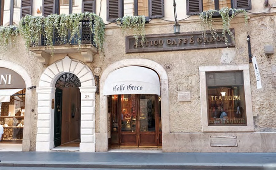 Caffe Greco, Rome. One of Italy's oldest cafés