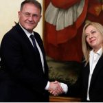 edmondo cirelli with giorgia meloni