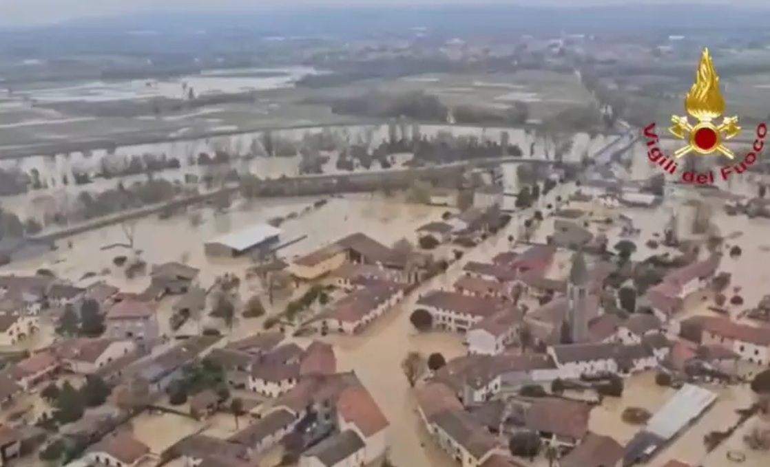 flooding friuli Venezia Giulia. A landslide leaves two unaccounted for. Image credit: vigil del fuoco