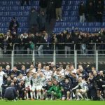 Norwegian team celebrate 4-1 win over Italy in World Cup qualifier