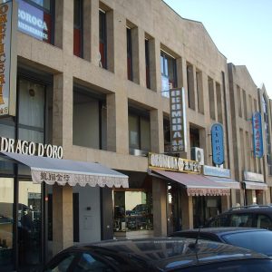 Chinese mobsters shoot up cultural centre in Prato. Image shows street in Prato's Chinatown. I, Sailko, CC BY-SA 3.0 , via Wikimedia Commons