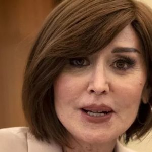 University Minister Anna Maria Bernini (pictured) clashes with medical students