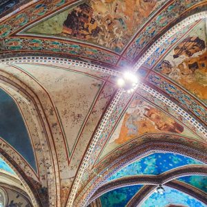 Cimabue ceiling fresco at Assisi