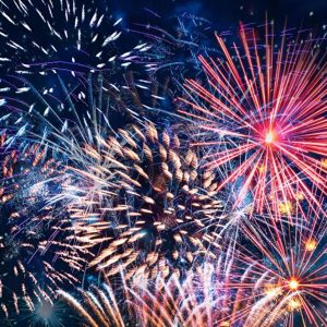 Fireworks ban in Florence for New Years Eve. Image shows a firework display