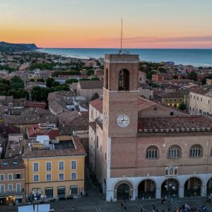 Aerial view of Fano. iMAGE CREDIT: Letsmarche.it