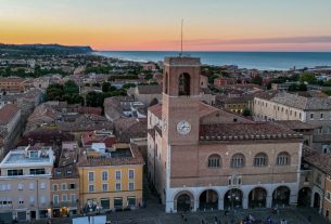 Aerial view of Fano. iMAGE CREDIT: Letsmarche.it